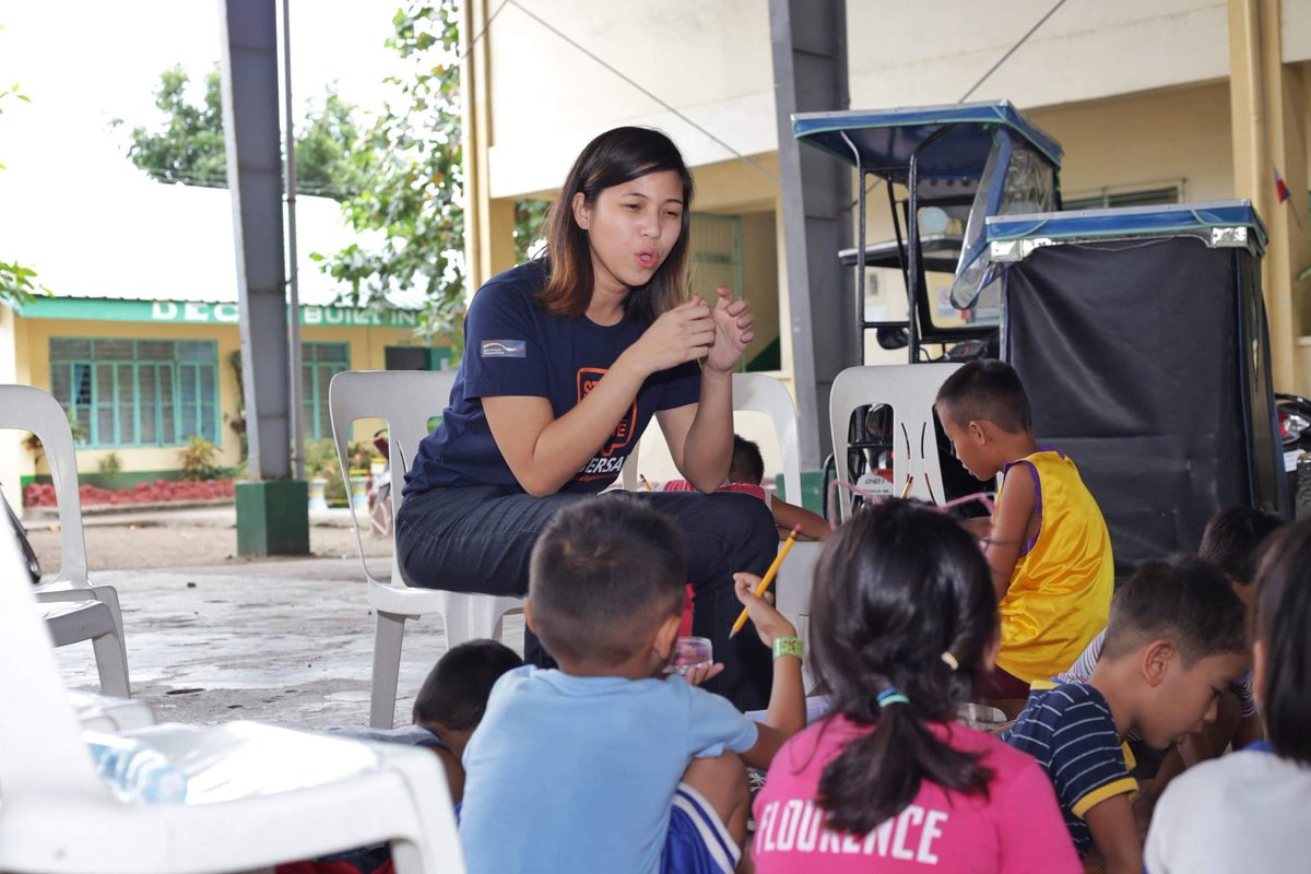 Caregiver holding hands